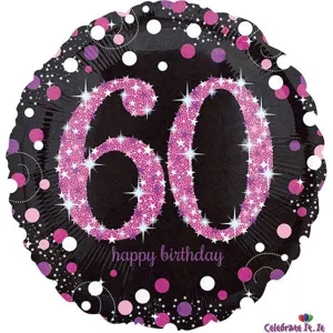 60th Birthday Foil Balloon