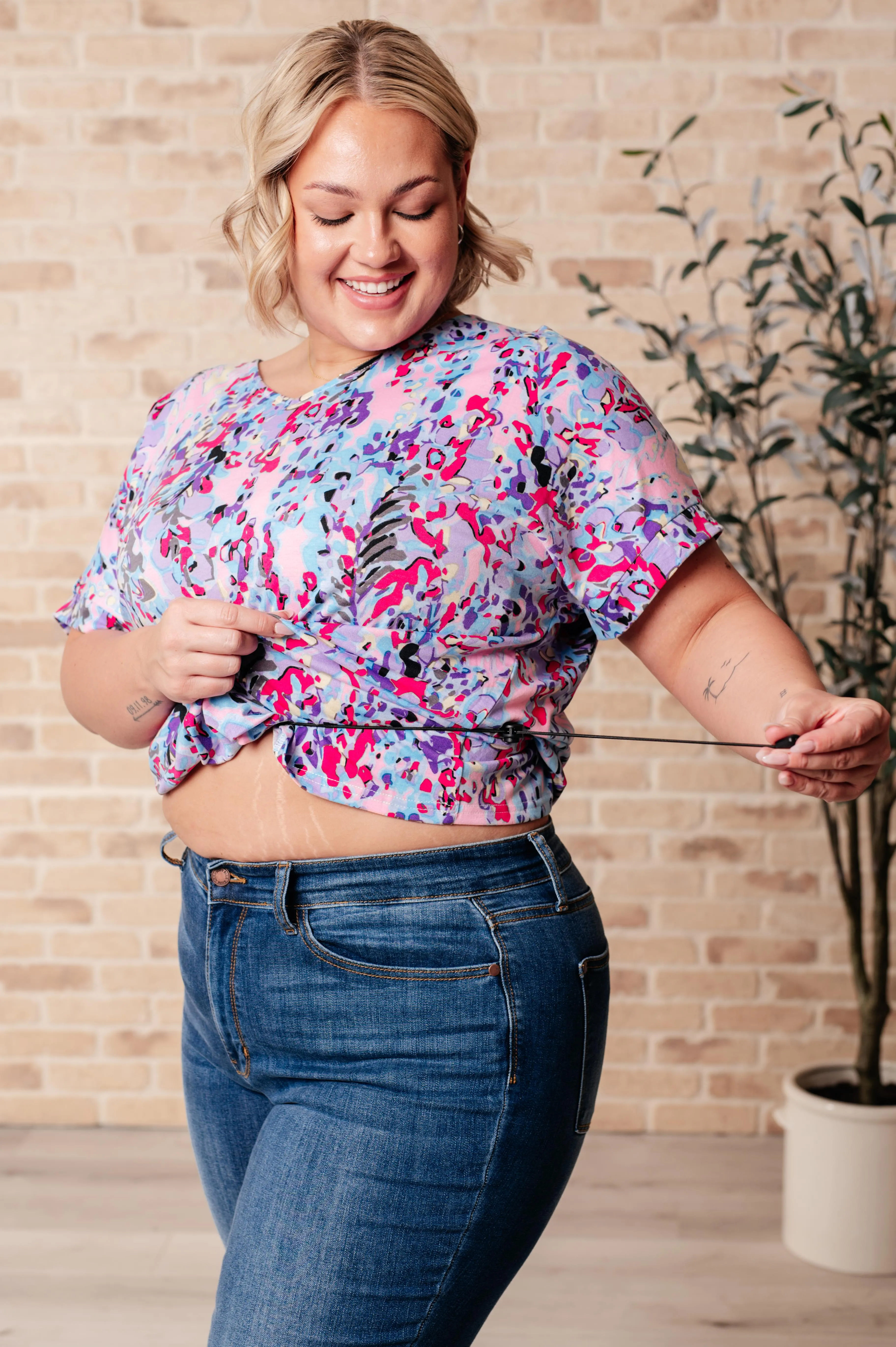 Adjustable Crop Band In Black - 11/20
