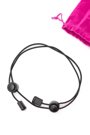 Adjustable Crop Band In Black - 11/20