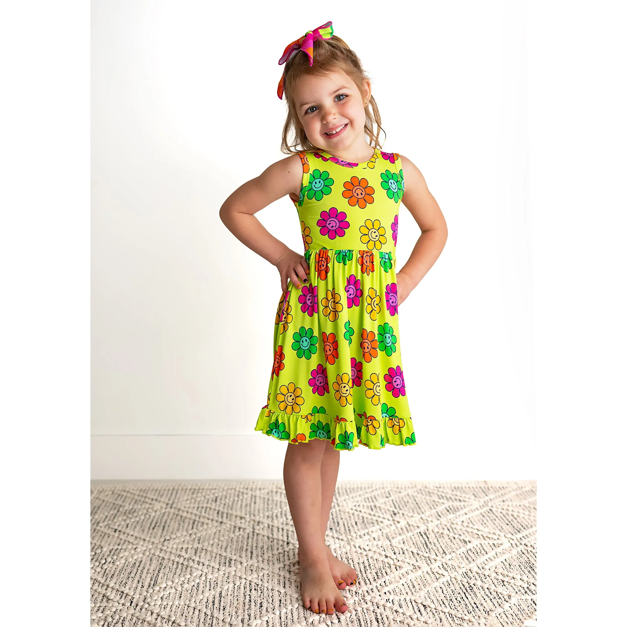 Ashleigh Smiley TANK RUFFLE TWIRL DRESS