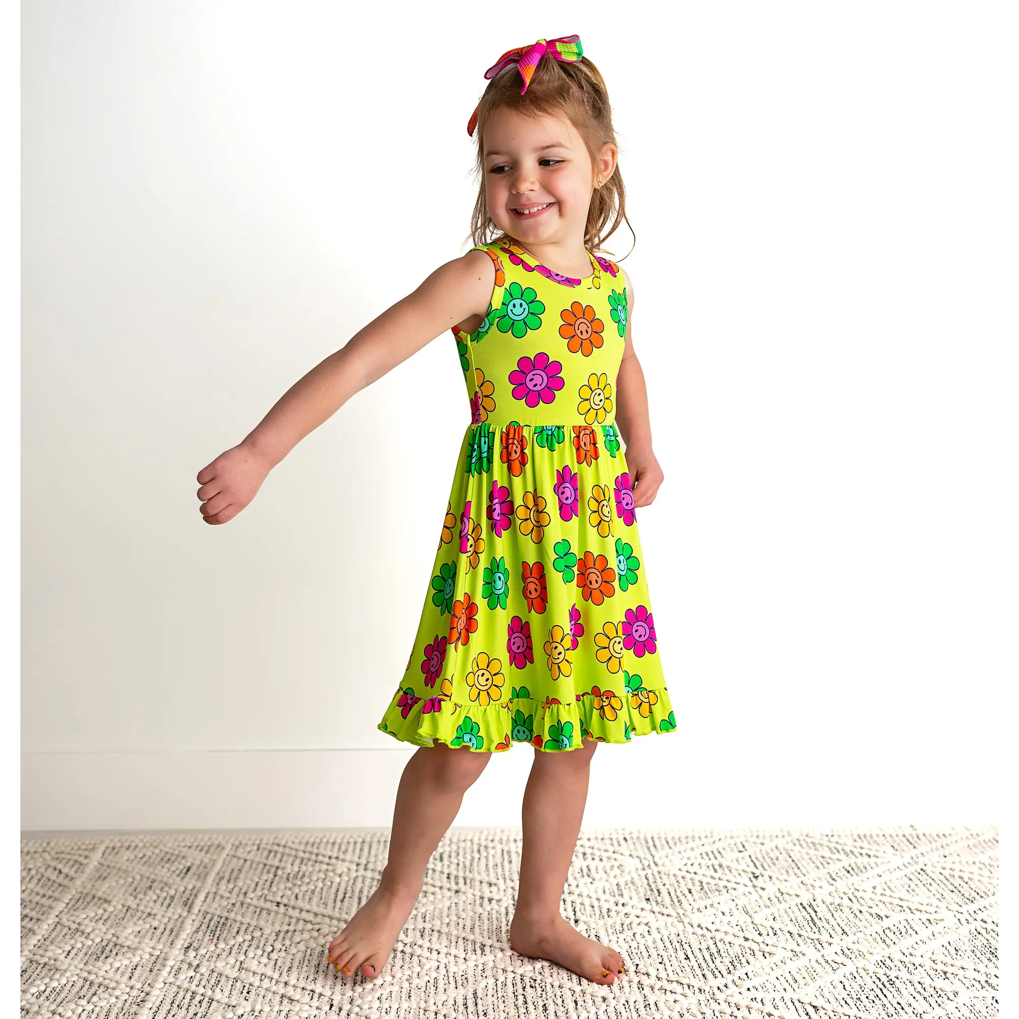 Ashleigh Smiley TANK RUFFLE TWIRL DRESS