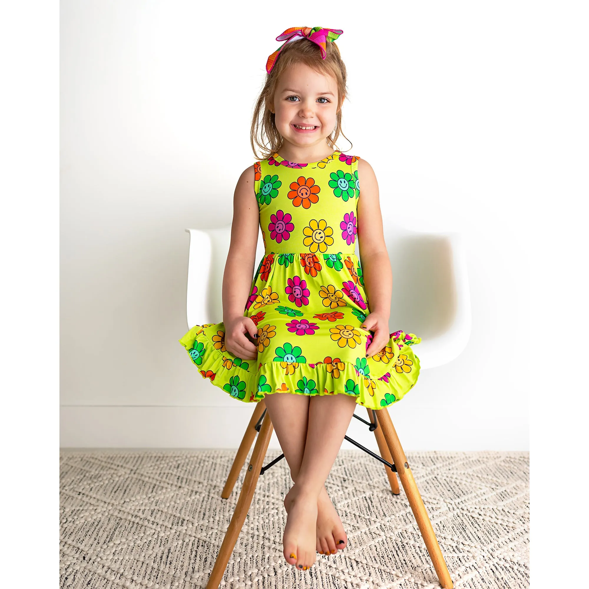 Ashleigh Smiley TANK RUFFLE TWIRL DRESS