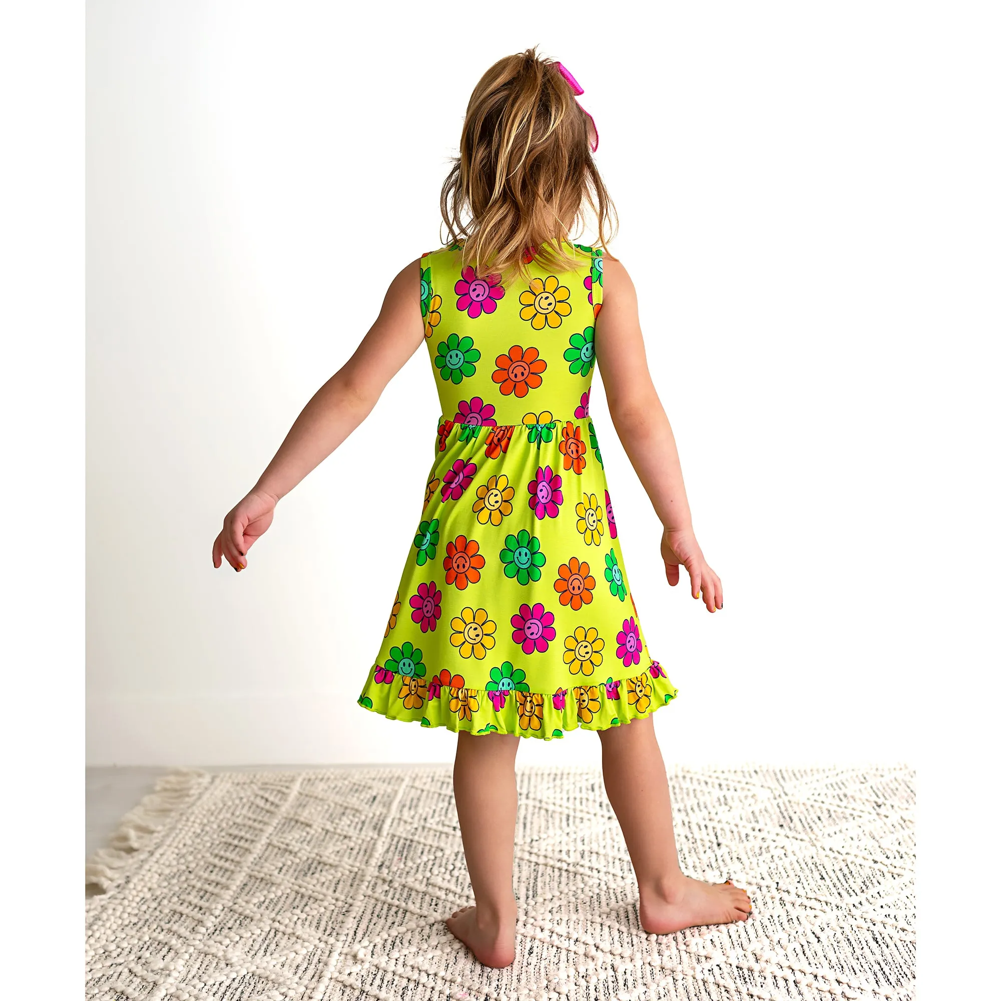 Ashleigh Smiley TANK RUFFLE TWIRL DRESS