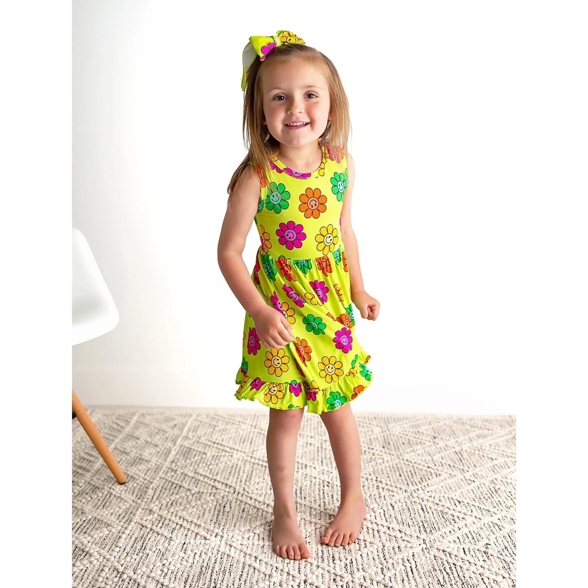 Ashleigh Smiley TANK RUFFLE TWIRL DRESS