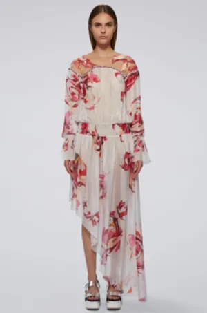 Asymmetric Macrofluid Dress