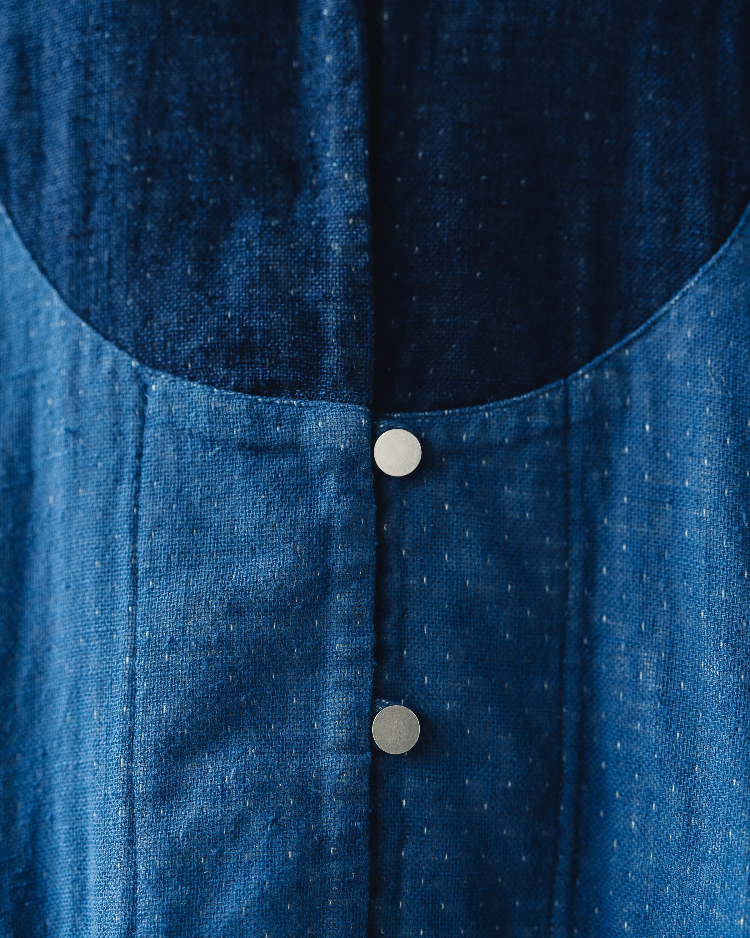 Atelier Delphine Gillian Coat, Patchwork Indigo