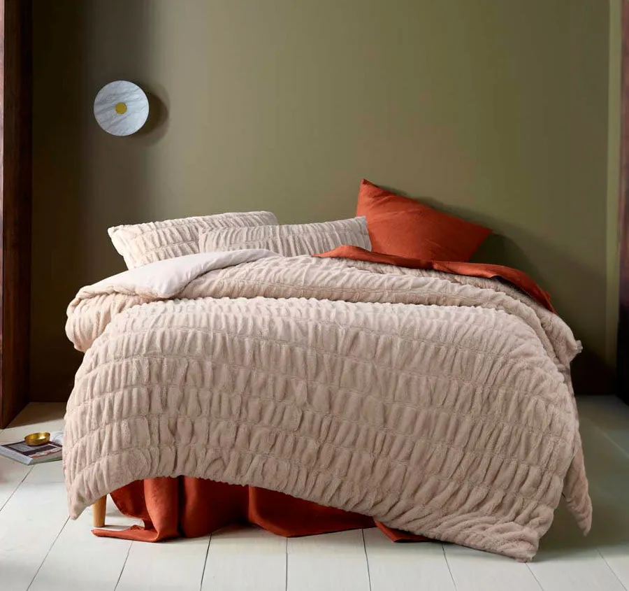 Aurora Quilt Cover Set Range Natural