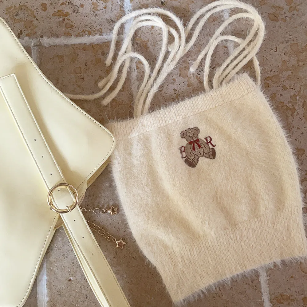 [Basic] Bear and you faux fur top