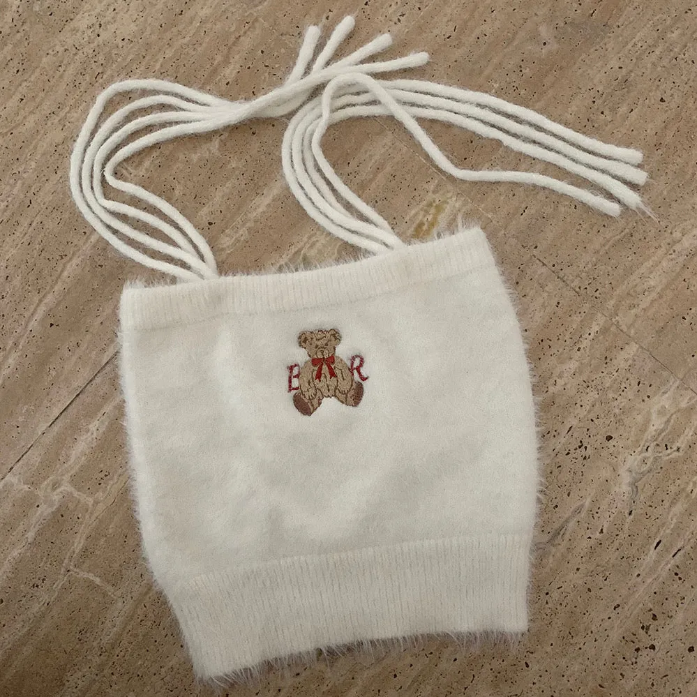[Basic] Bear and you faux fur top