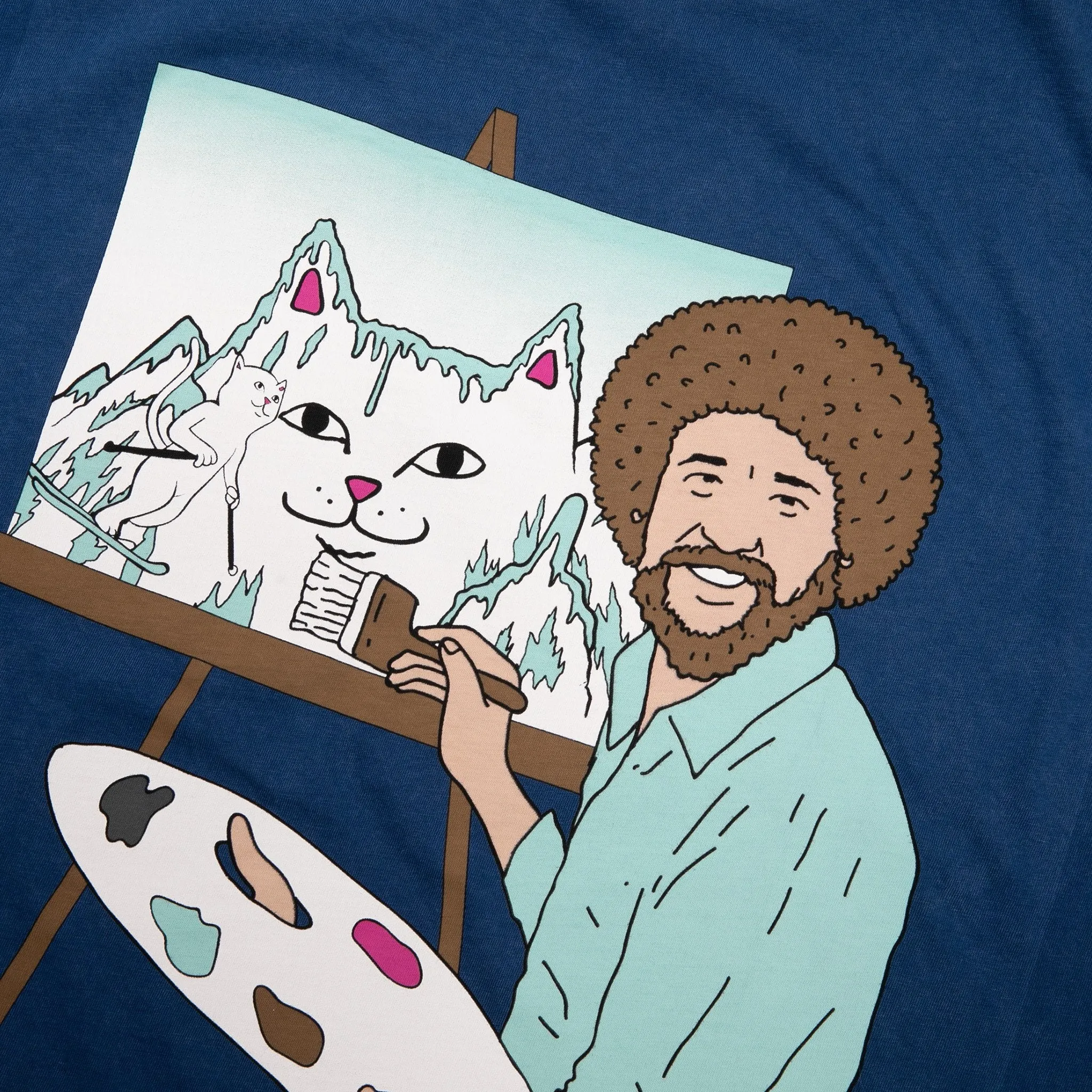 Beautiful Mountain Tee (Blue Mineral Wash)
