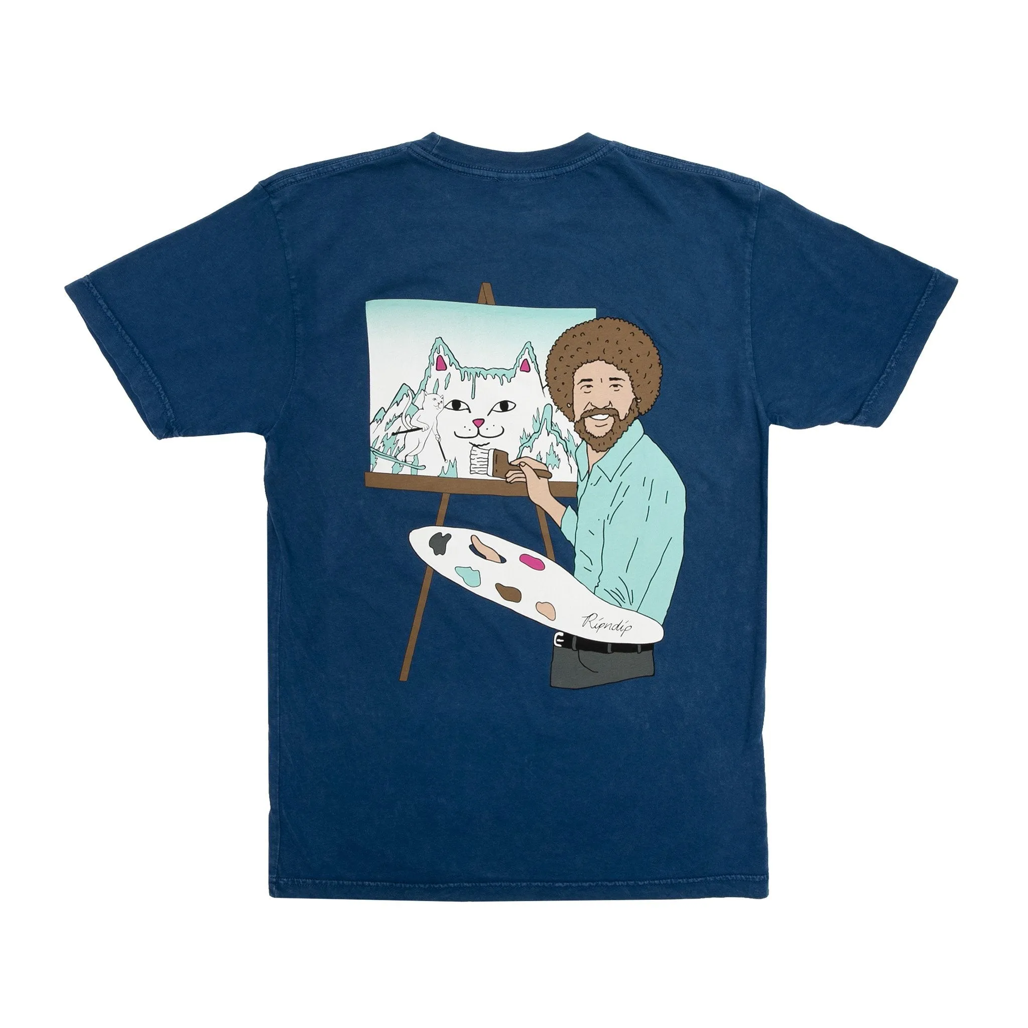 Beautiful Mountain Tee (Blue Mineral Wash)