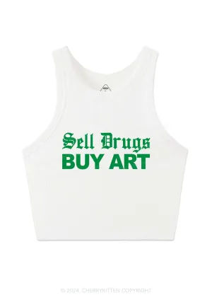 Buy Art Y2K Crop Tank Top Cherrykitten