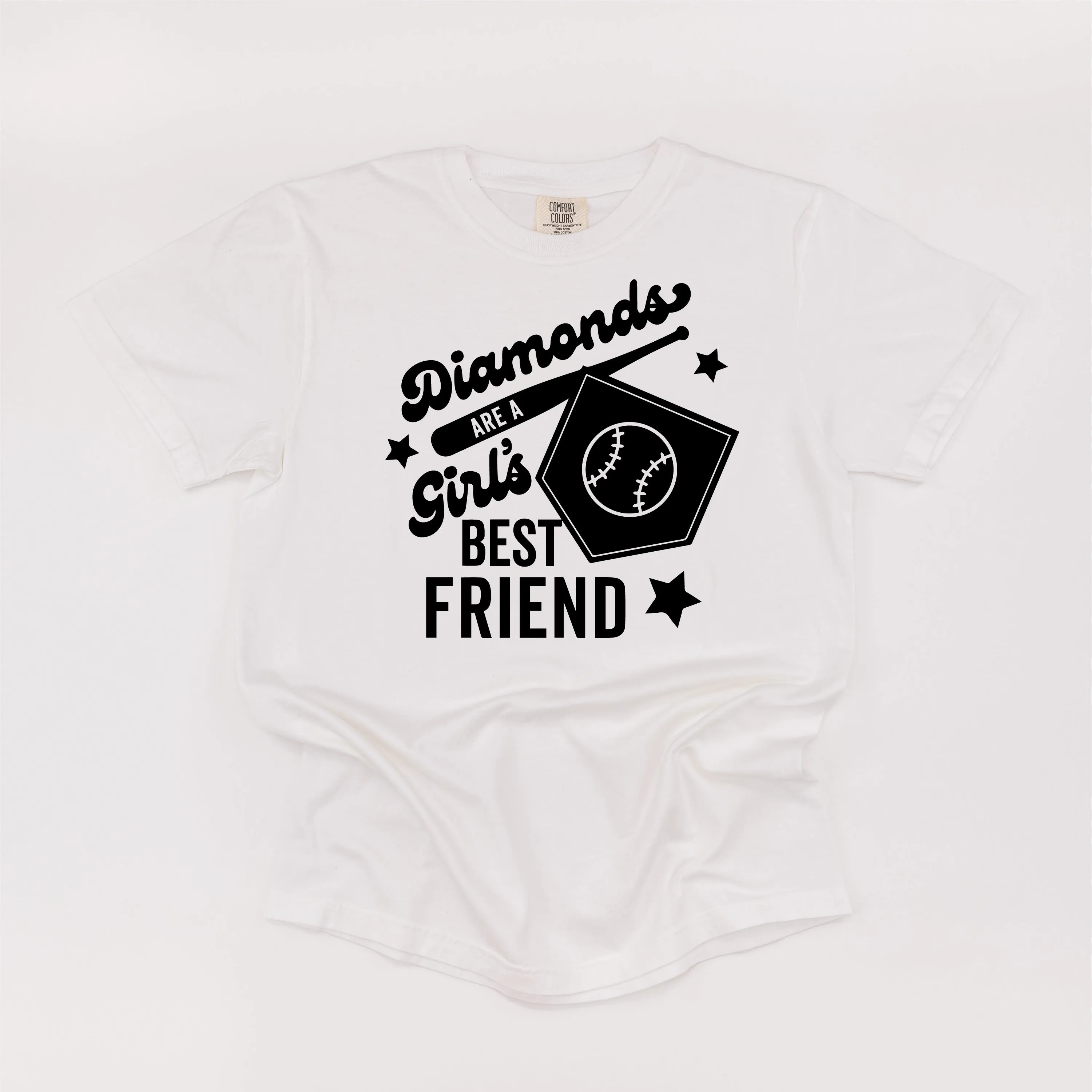 Diamonds are a Girls Best Friend - SHORT SLEEVE COMFORT COLORS TEE
