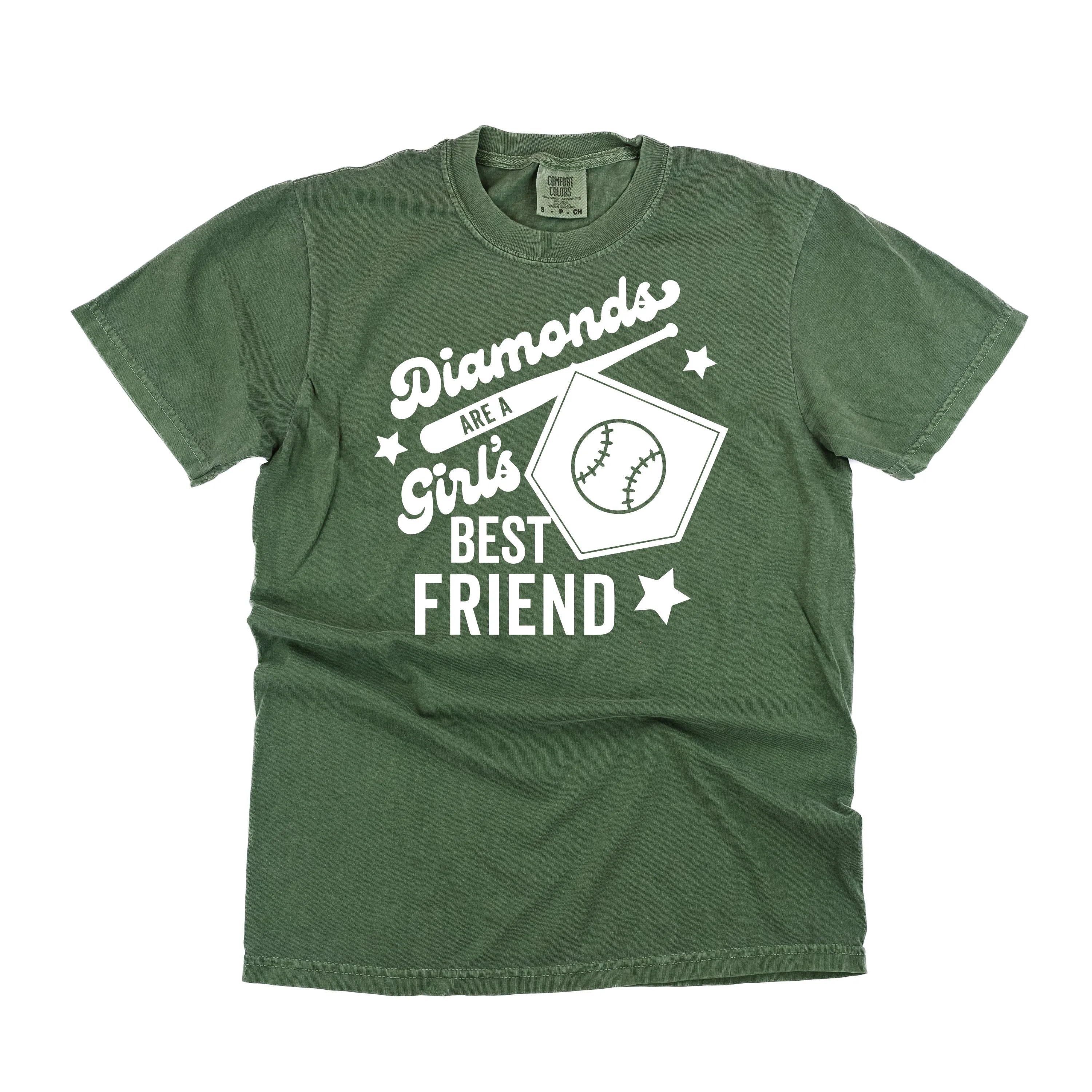 Diamonds are a Girls Best Friend - SHORT SLEEVE COMFORT COLORS TEE