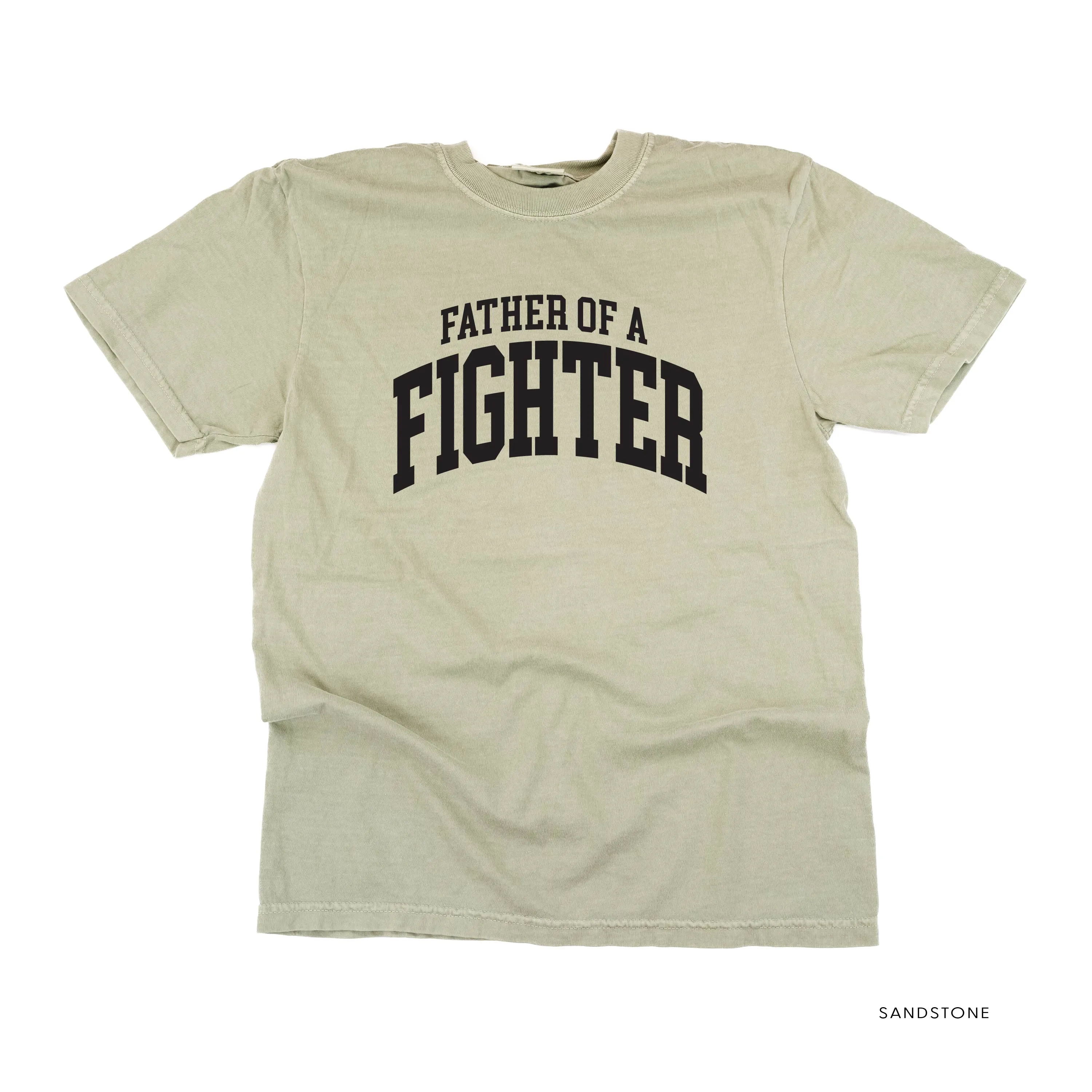Father of a Fighter - Varsity - SHORT SLEEVE COMFORT COLORS TEE