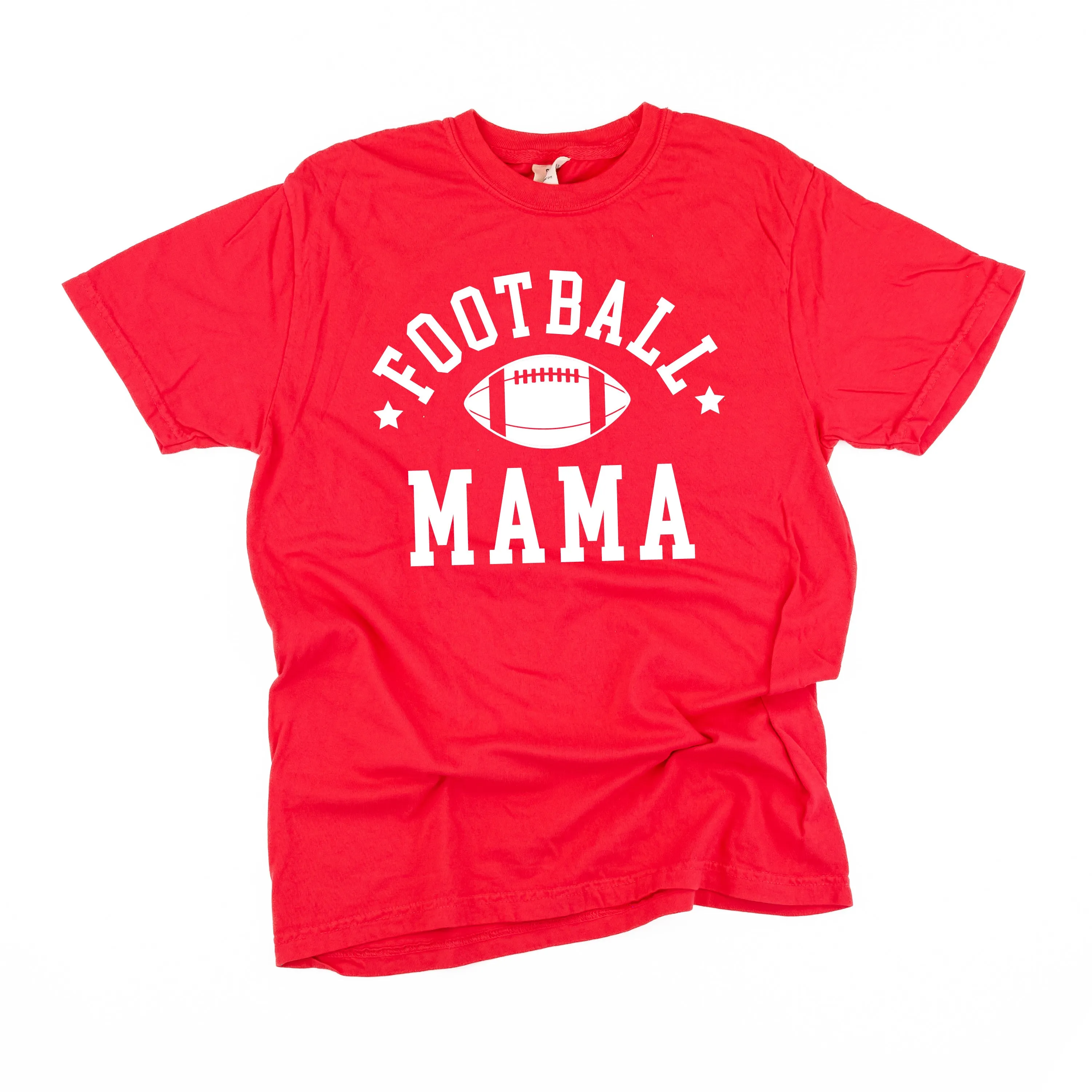 Football Mama (Stars) - SHORT SLEEVE COMFORT COLORS TEE
