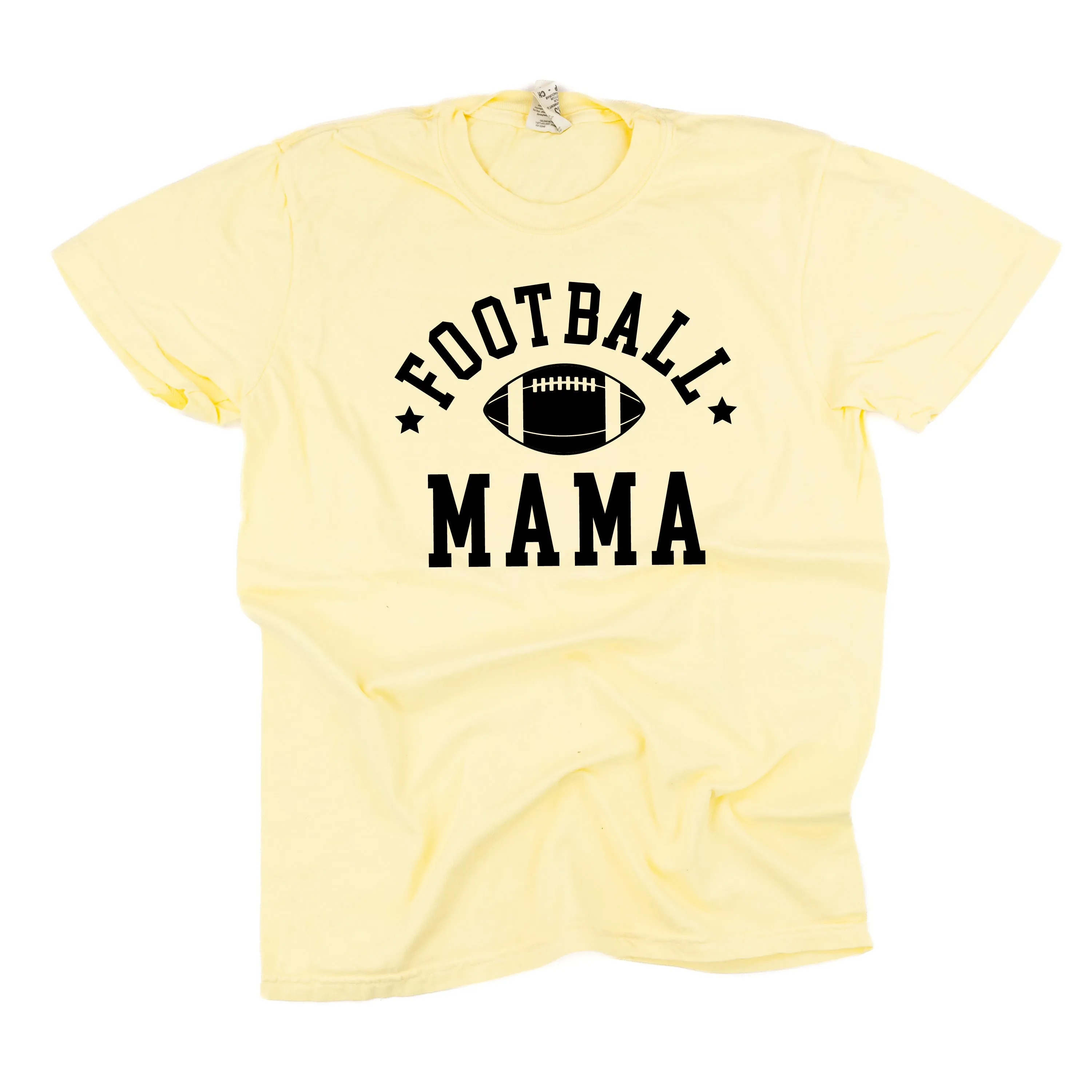 Football Mama (Stars) - SHORT SLEEVE COMFORT COLORS TEE