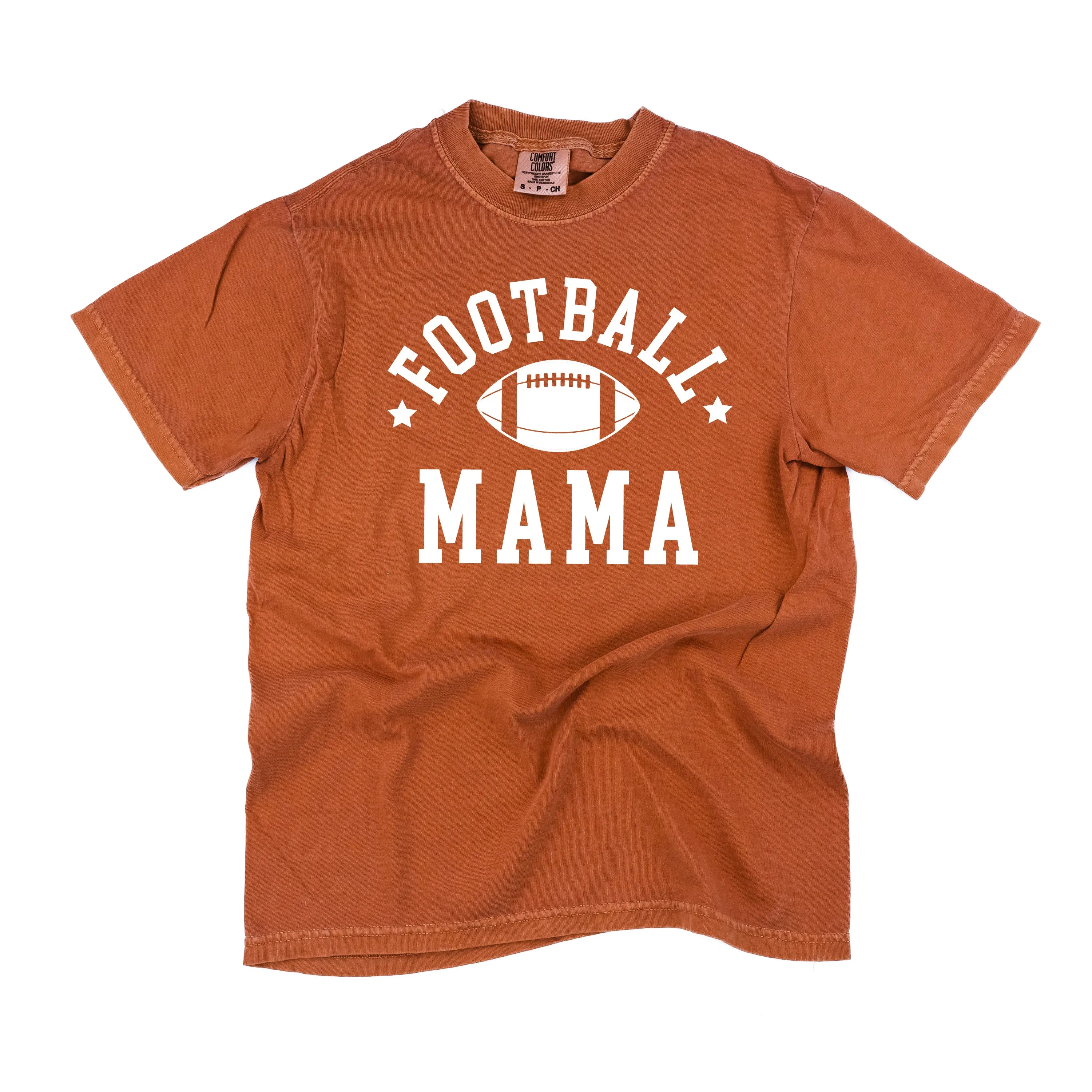 Football Mama (Stars) - SHORT SLEEVE COMFORT COLORS TEE