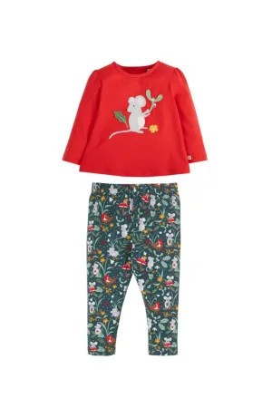 Frugi Ola Outfit Mouse Fir Tree