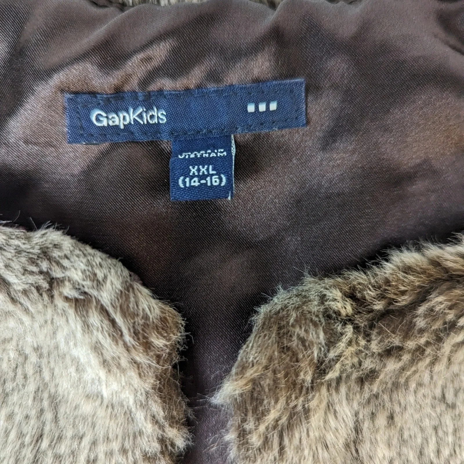 GapKids Faux Fur Vest - XXL