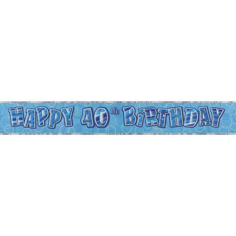 Glitzy Blue - Banner - 40