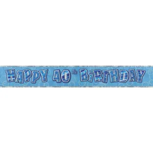 Glitzy Blue - Banner - 40