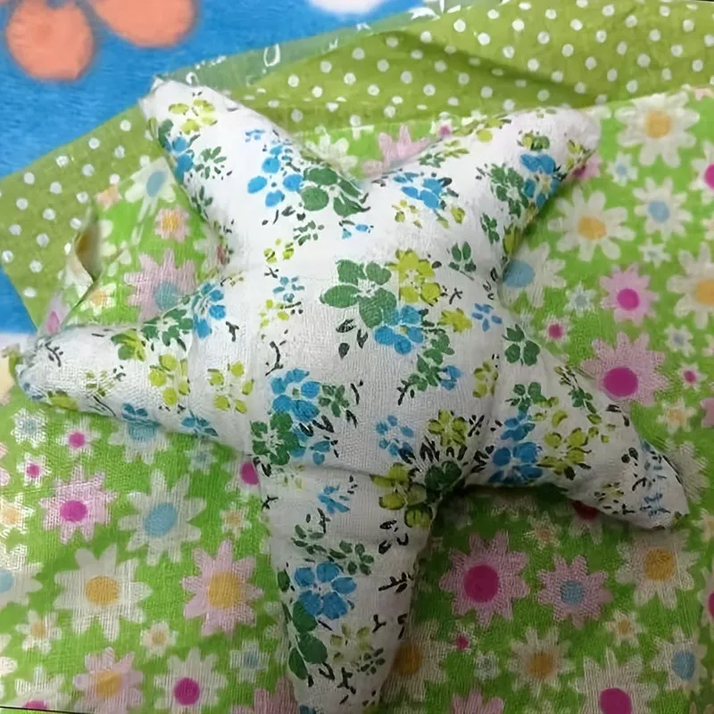 Green Series Floral Cotton Fabric Bundles for DIY Crafts