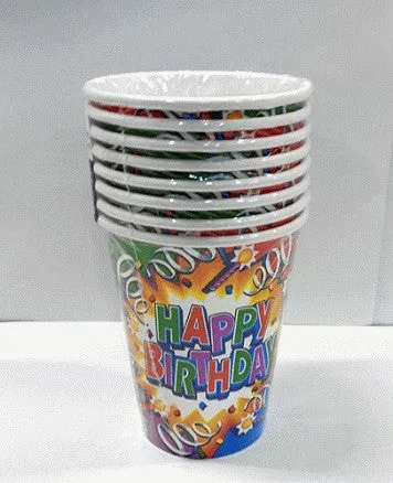 Happy Birthday Cups
