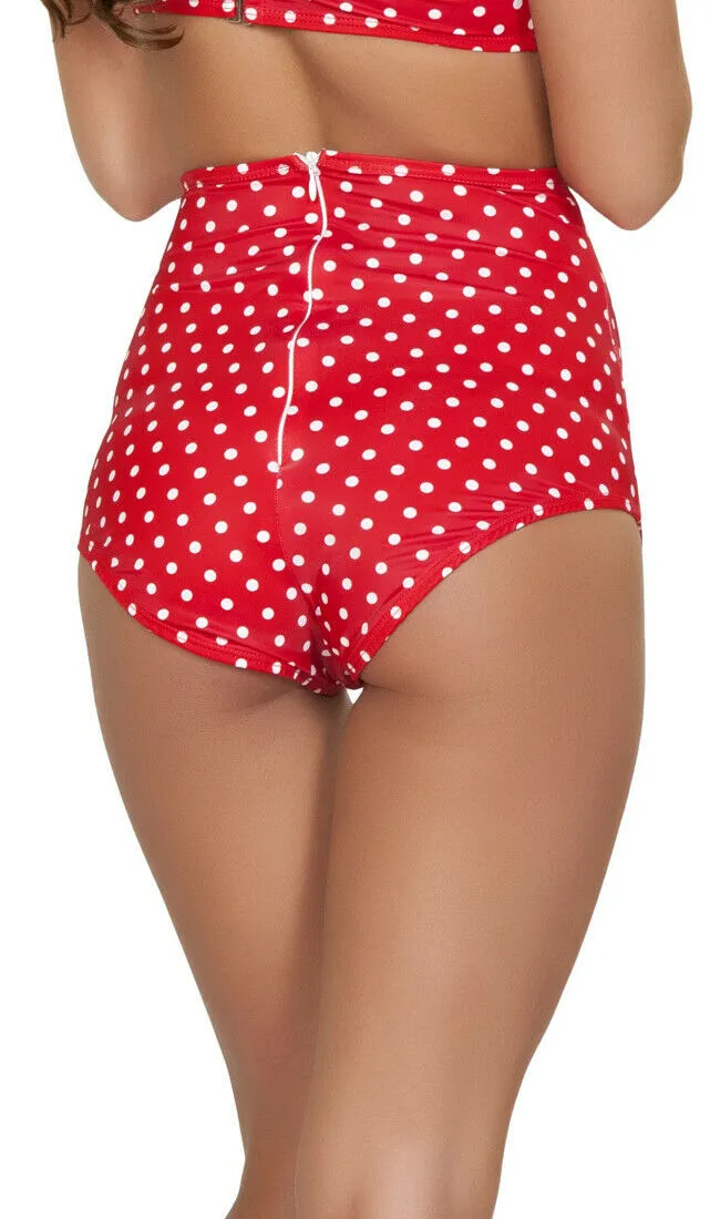 High Waisted Polka Dot Pin-Up Girl Shorts