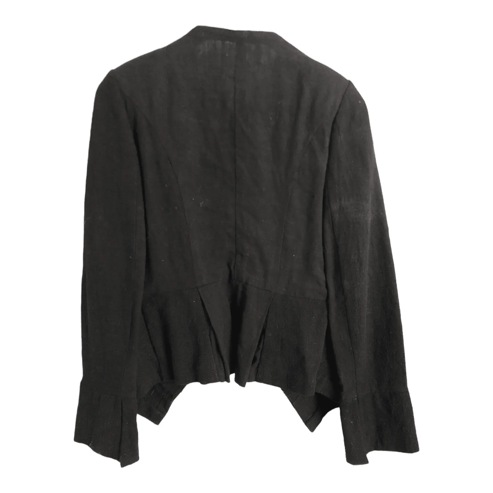 Indalla Cotton Day Evening Jacket Black Embellished Size M