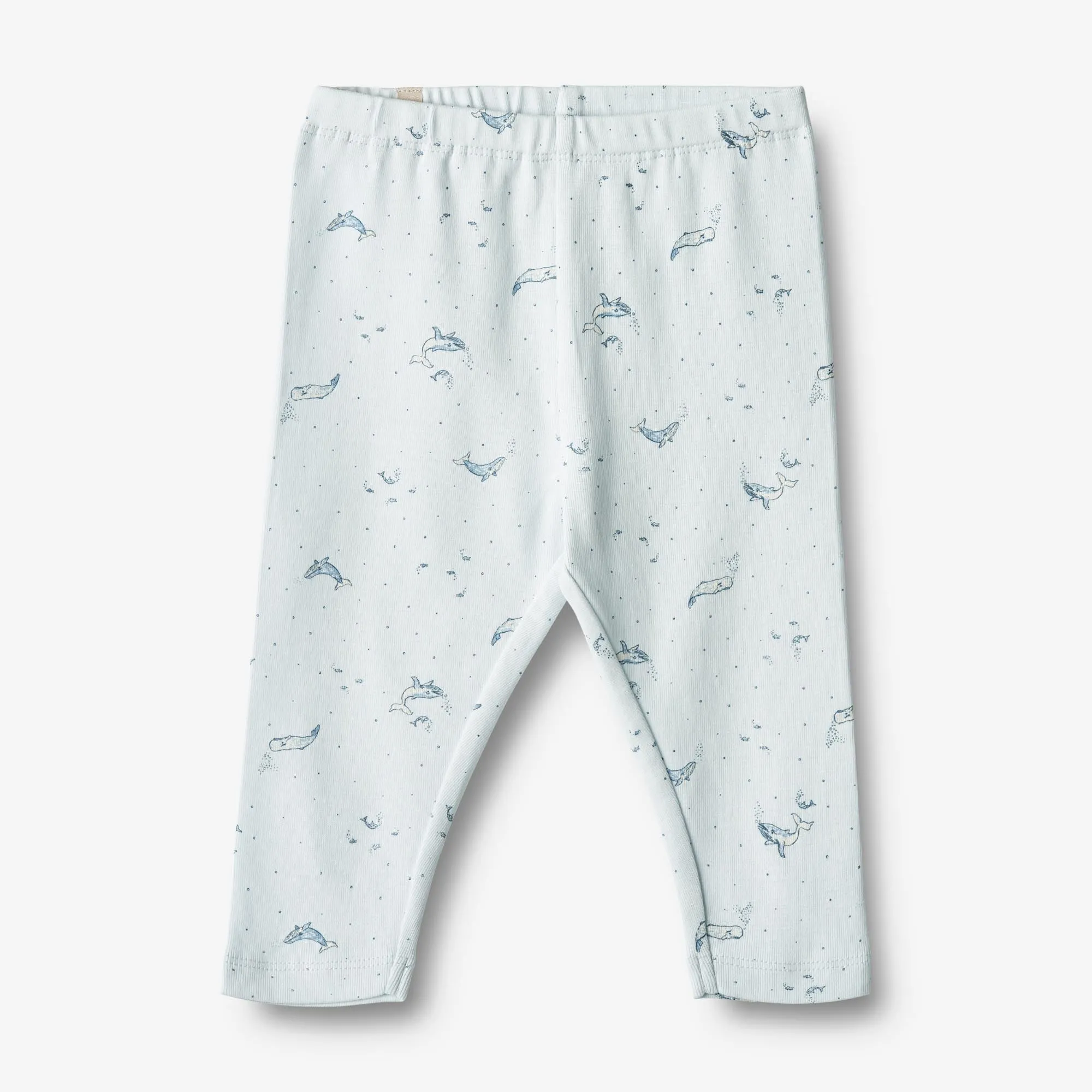 Jersey Pants Silas - light blue whales