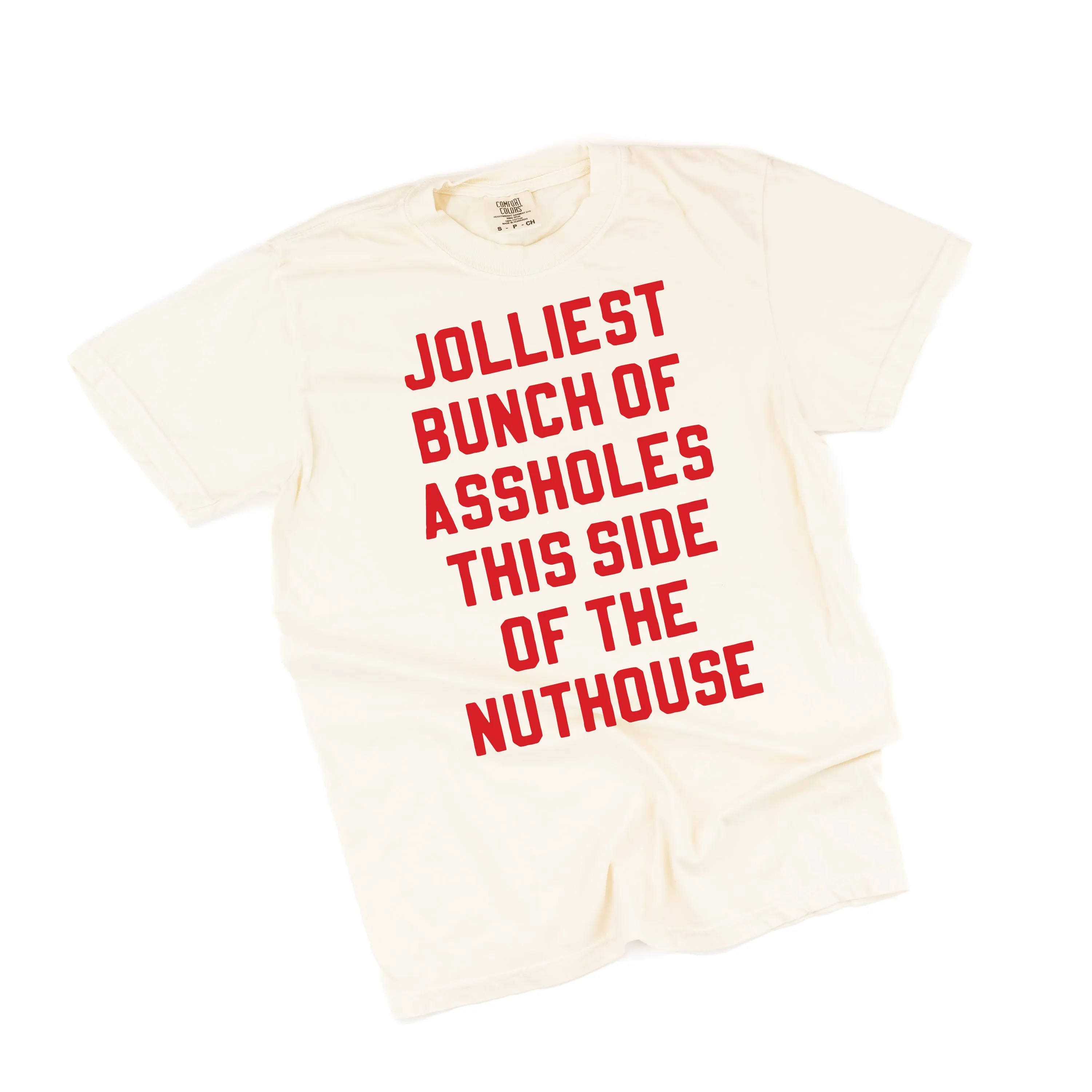 Jolliest Bunch Of Assholes This Side Of The Nuthouse - Comfort Colors Tee