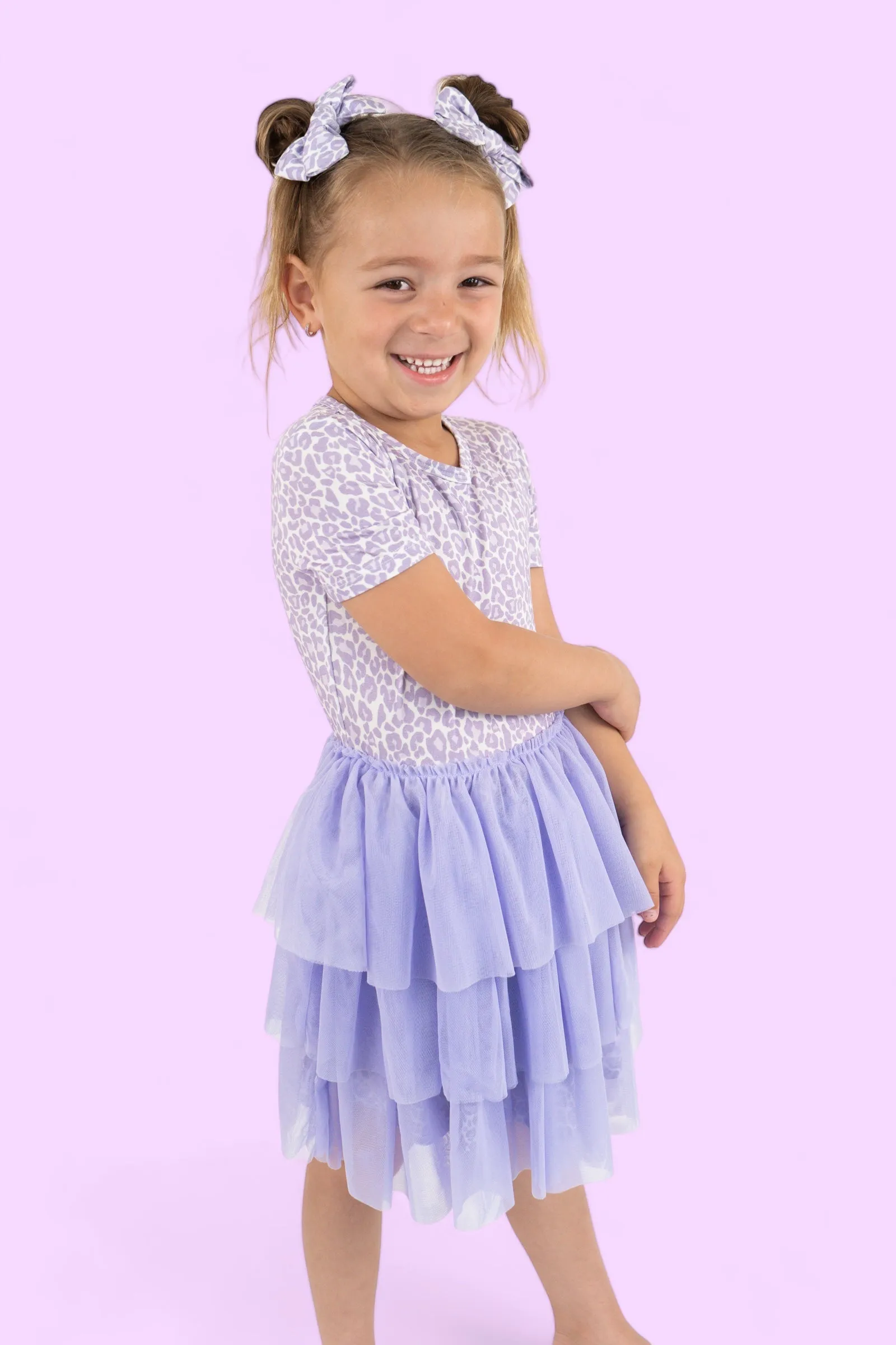 Lavender Leopard Dream Tutu Dress