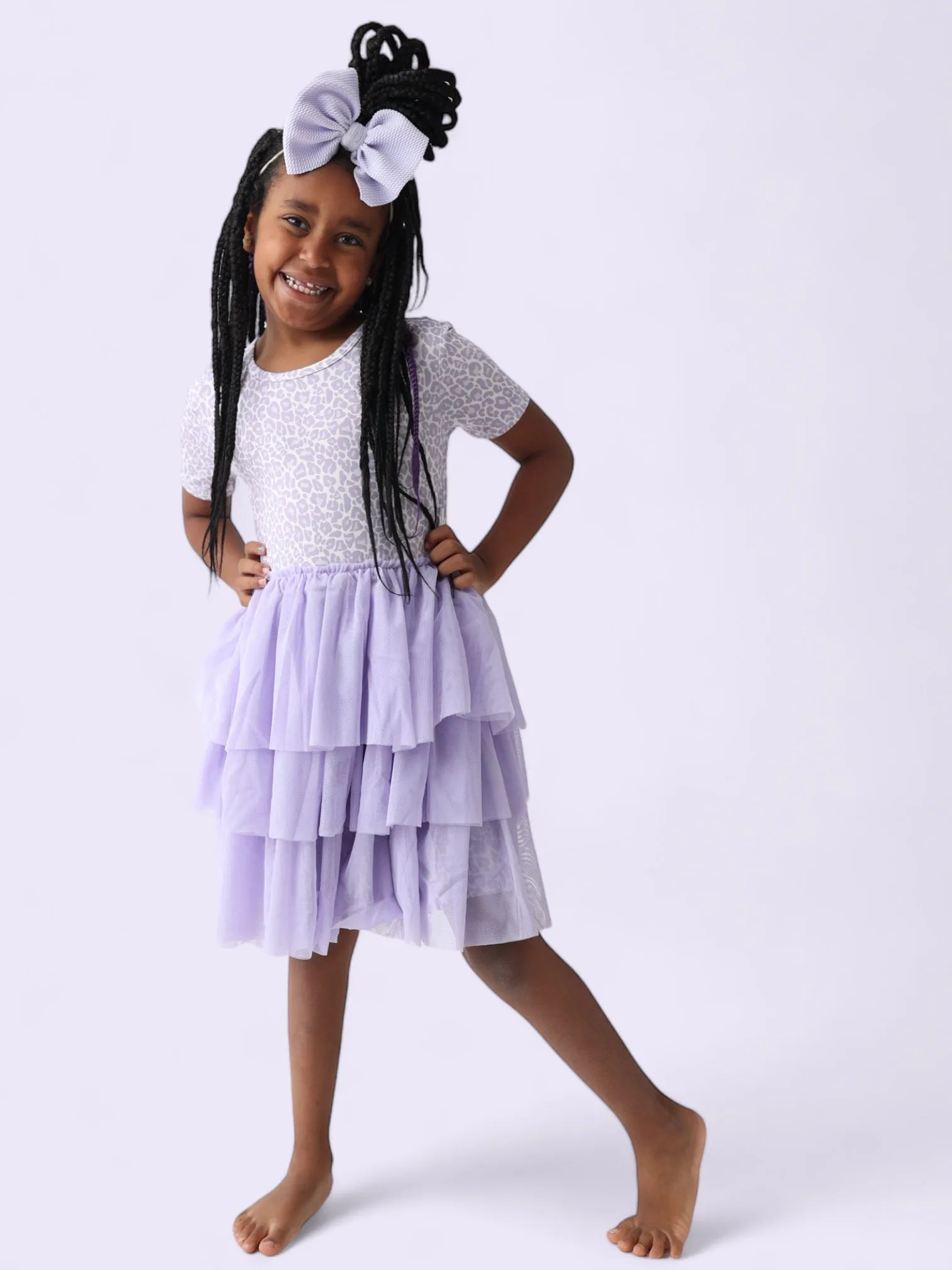 Lavender Leopard Dream Tutu Dress