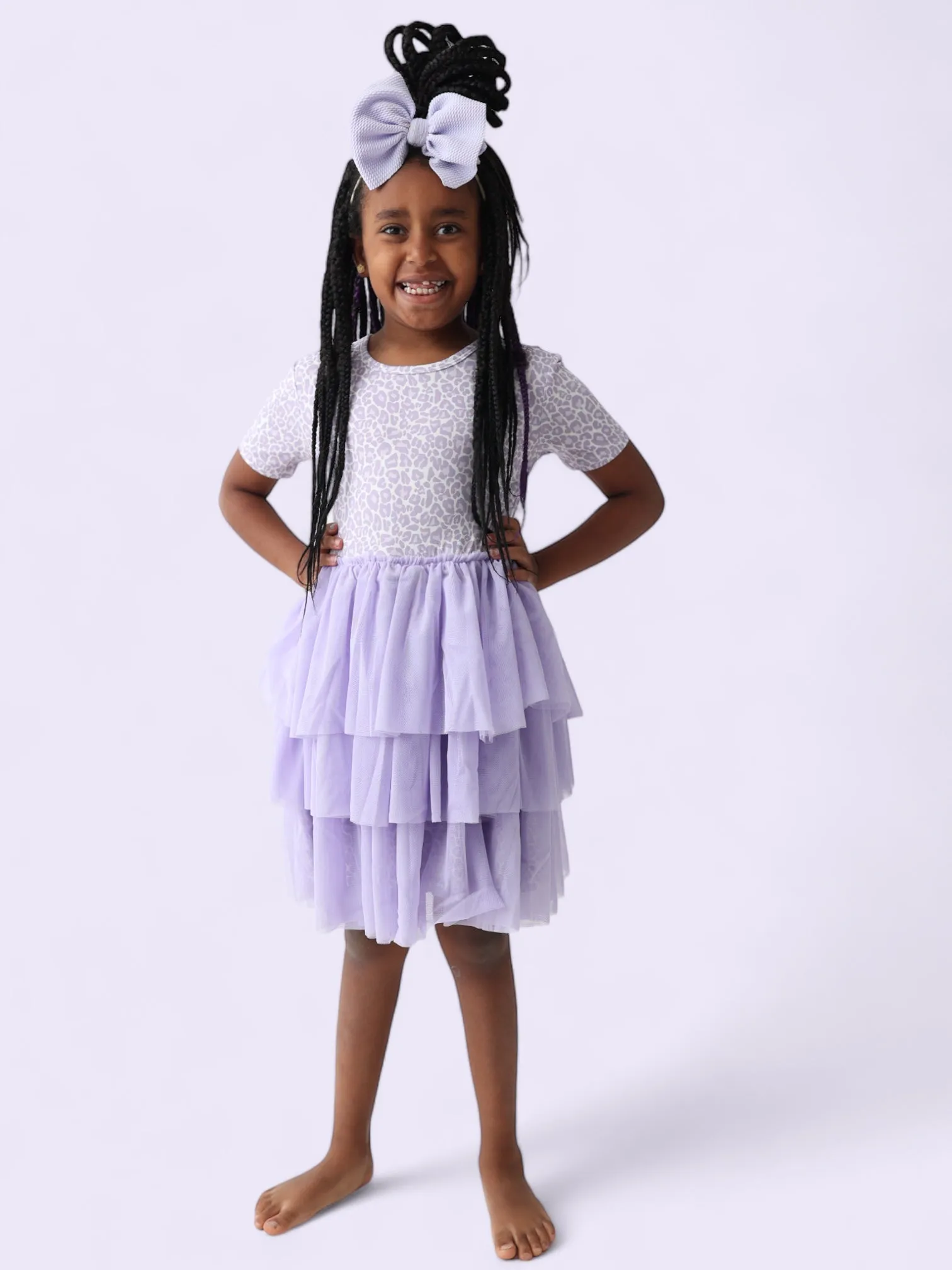 Lavender Leopard Dream Tutu Dress