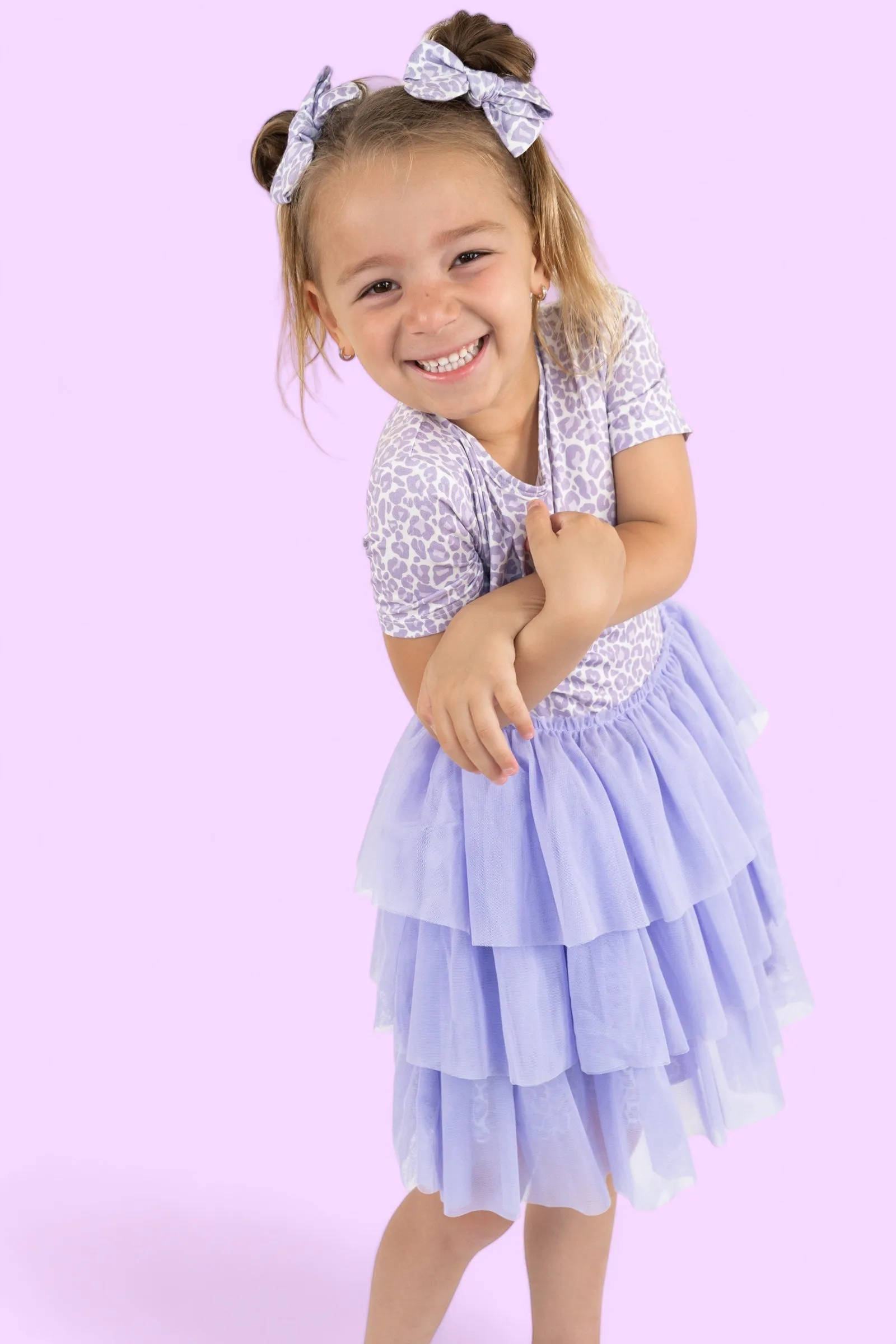 Lavender Leopard Dream Tutu Dress