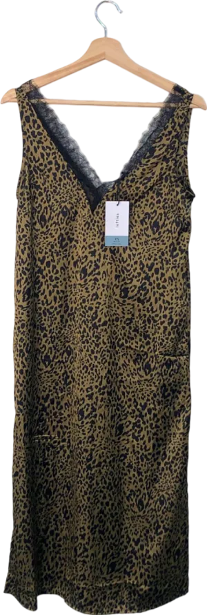 Lefties Leopard Print Slip Dress XS