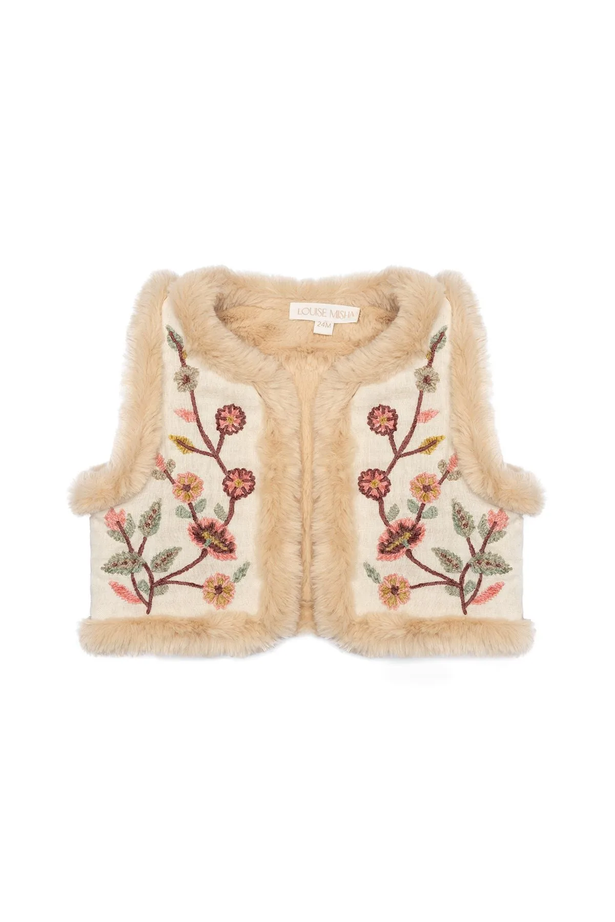 Libra Vest in Cream