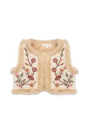 Libra Vest in Cream