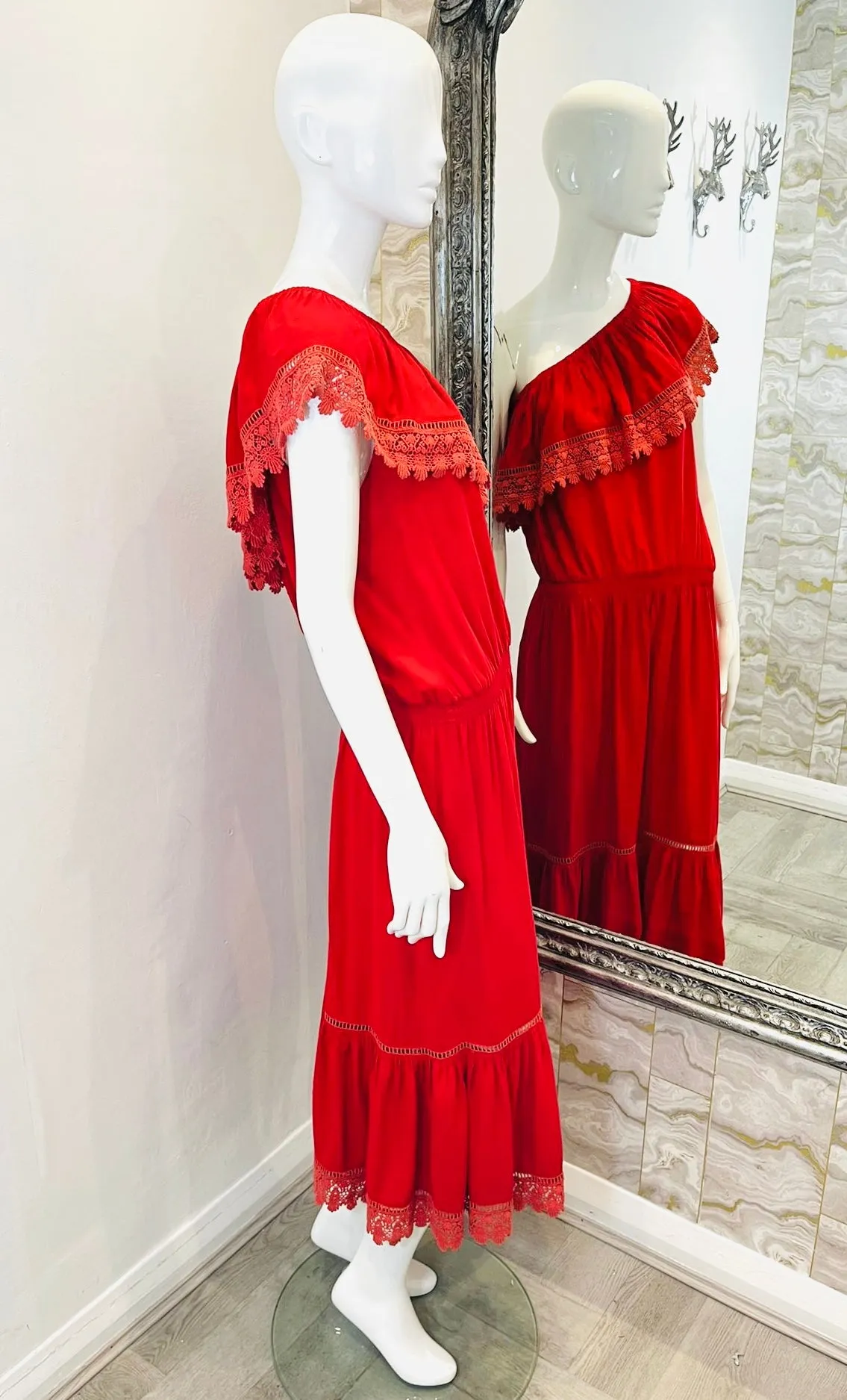 Melissa Odabash One-Shoulder Dress. Size S