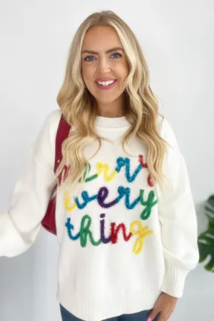 Merry Everything Sweater