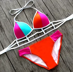 Naia Halter Cut Out Swimwear Set