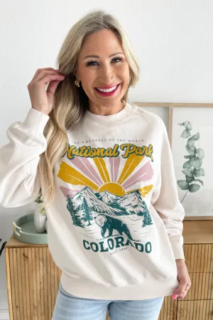 National Park Colorado Graphic Sweatshirt