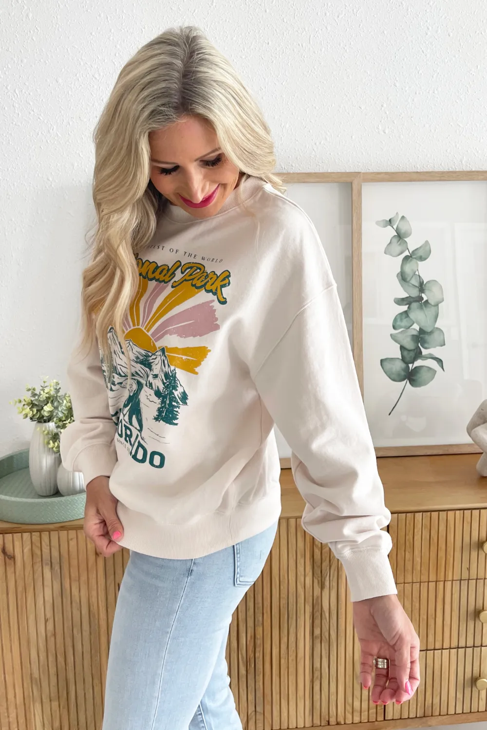 National Park Colorado Graphic Sweatshirt