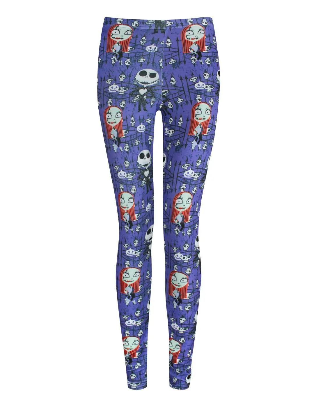 Nightmare Before Christmas Jack And Sally Leggings