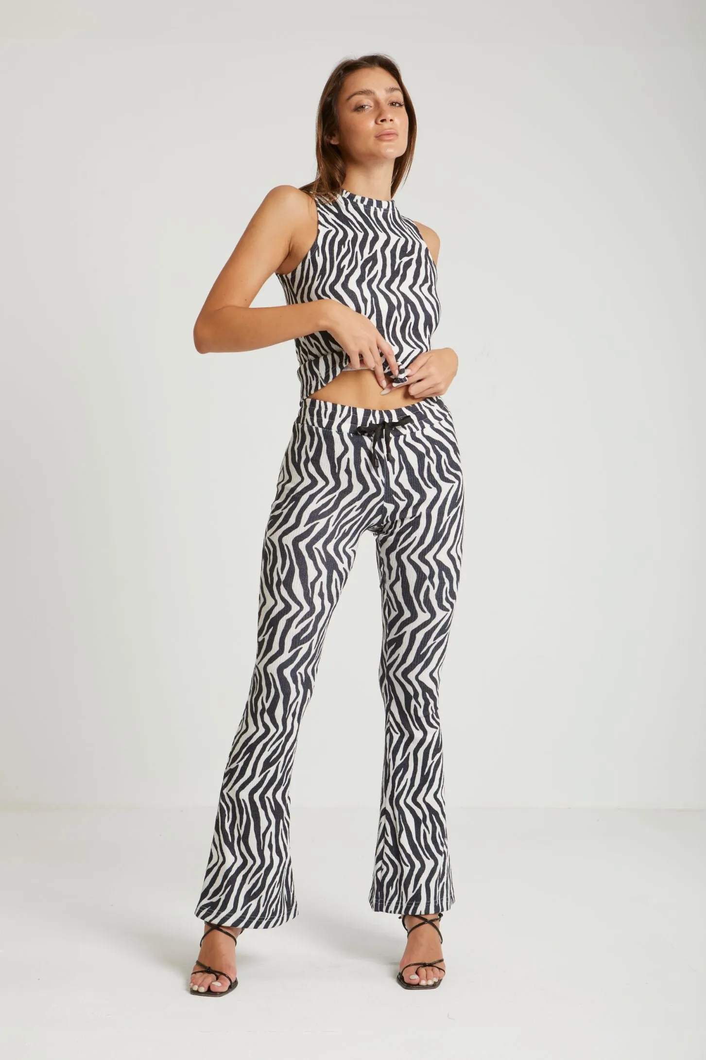OUT AND ABOUT KNIT PANTS - BLACK