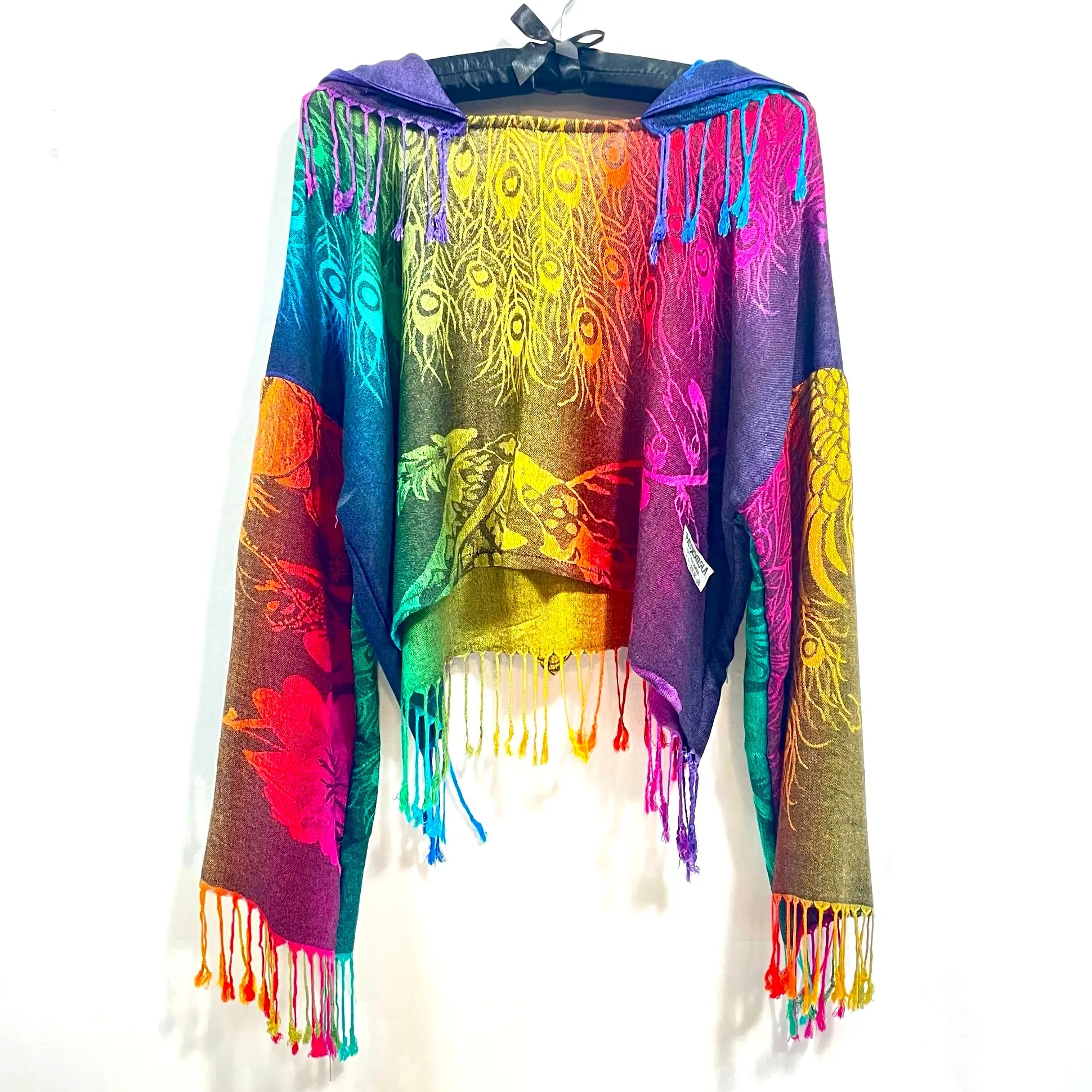 PASH LS CROP TOP - RainbowFeathers