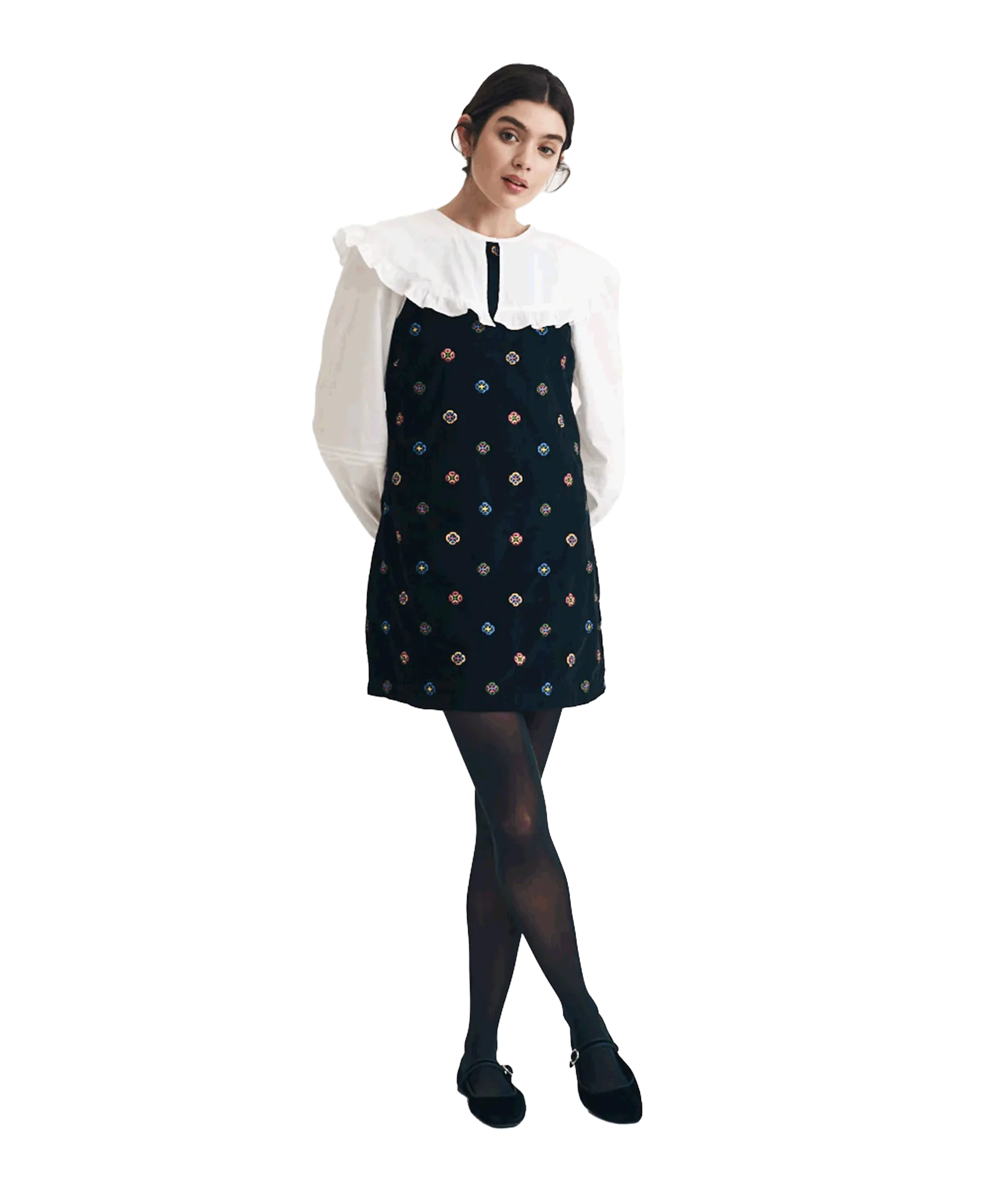 Peter Pan Collar Blouse - White