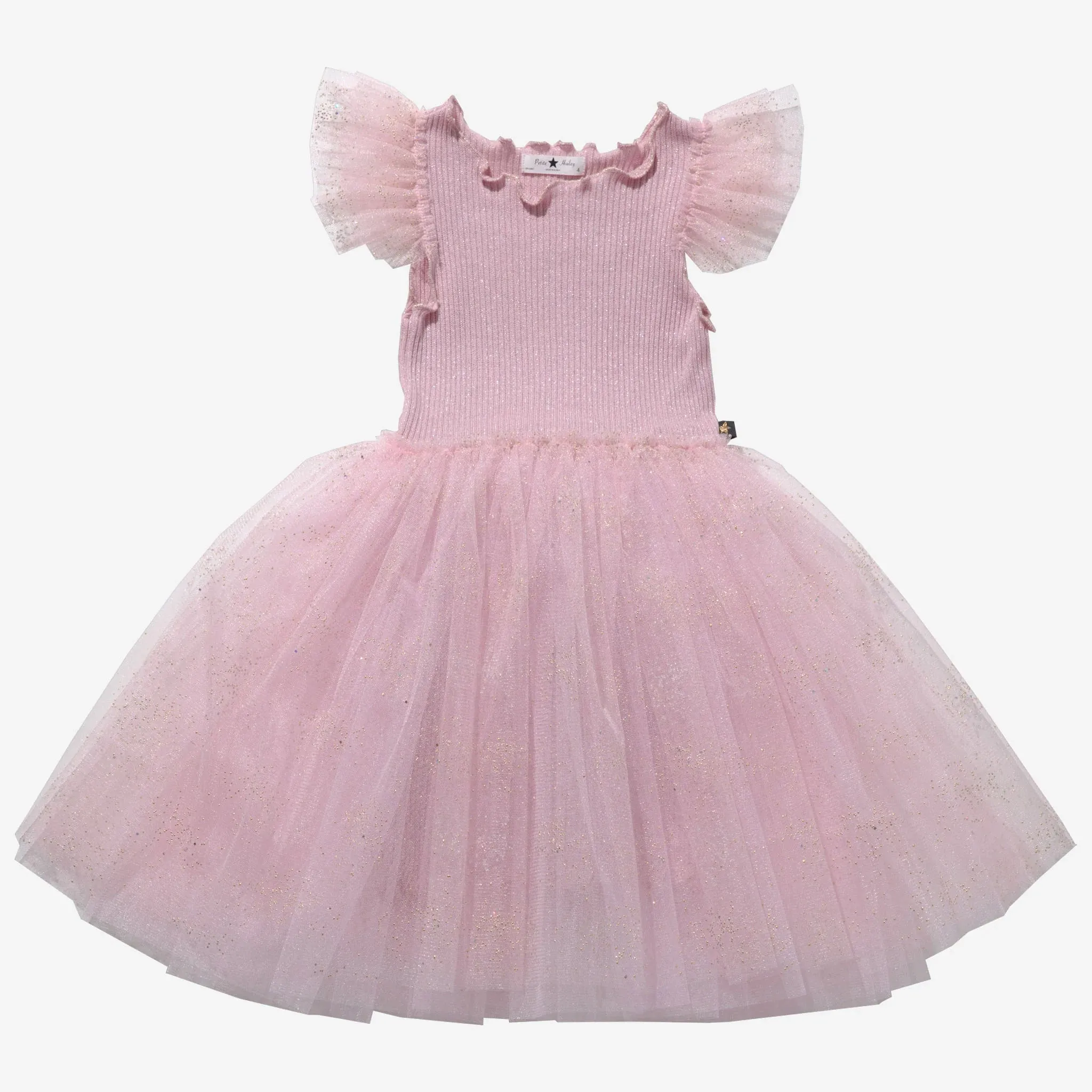 Petite Hailey Grace Jewel Dress in Pink