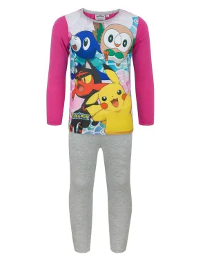 Pokemon Characters Girl's Pyjamas